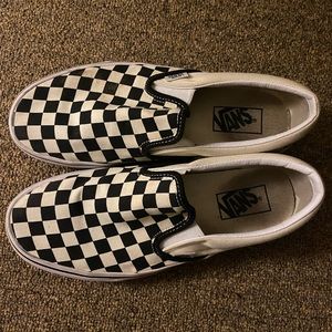 Vans Black & White Slip On